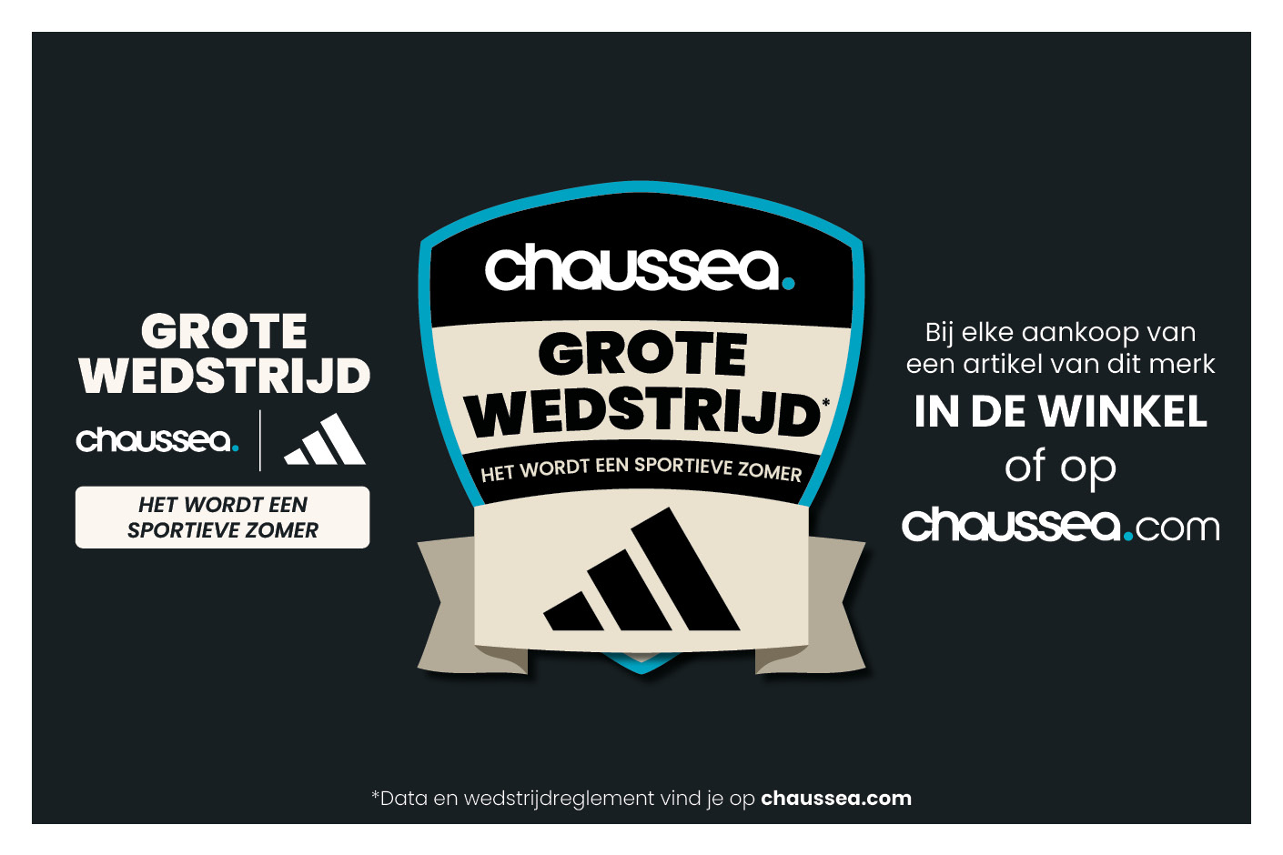 Grote zomeractie van Chaussea. Win sportartikelen